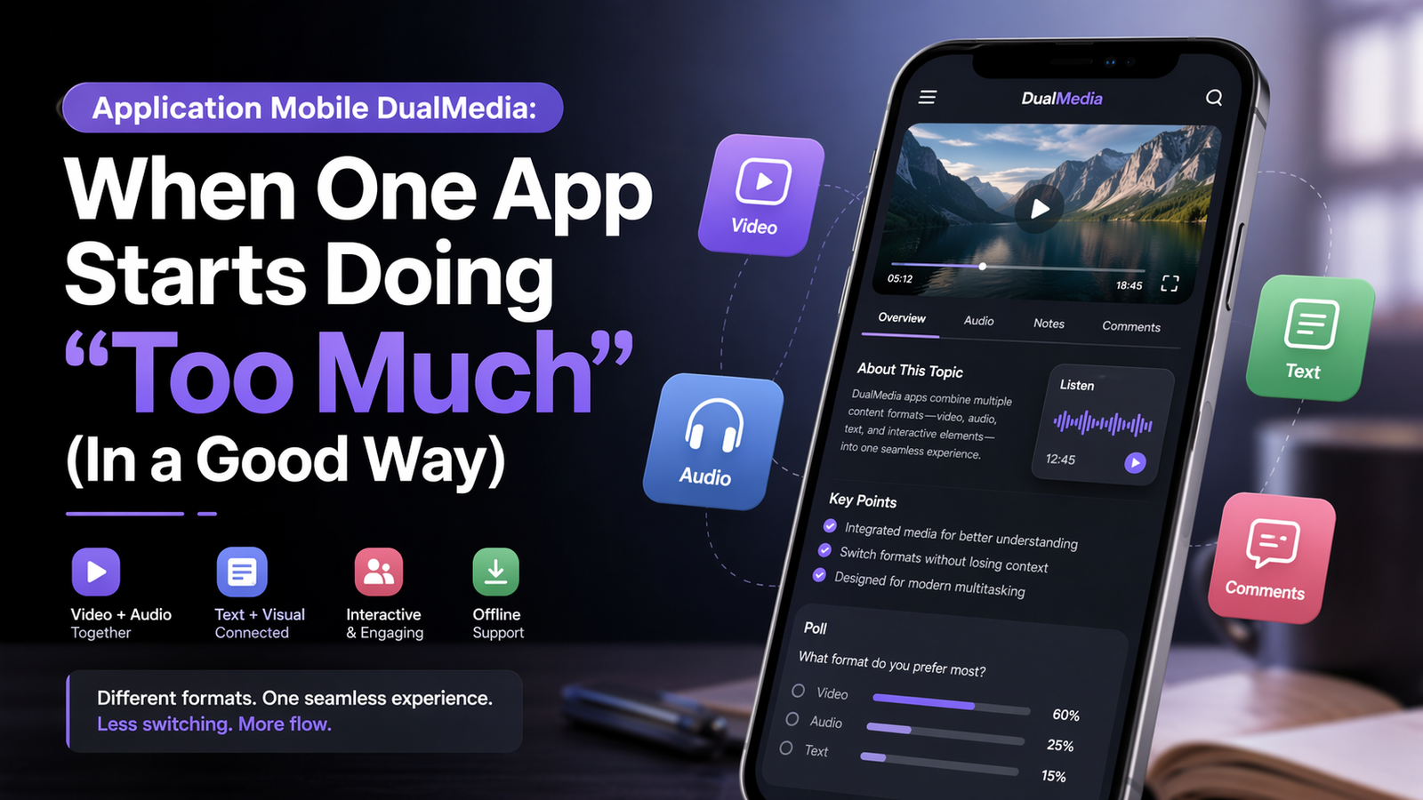Application Mobile DualMedia: When One App Starts Doing “Too Much” (In a Good Way)