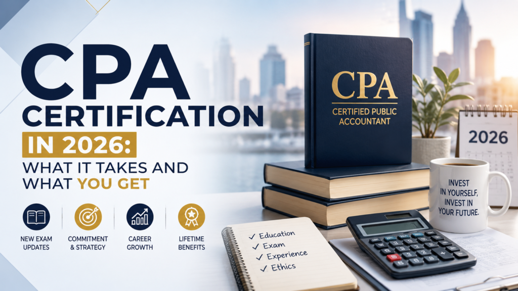 CPA Certification in 2026: What It Takes and What You Get