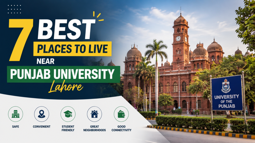 7 Best Places to Live Near Punjab University Lahore